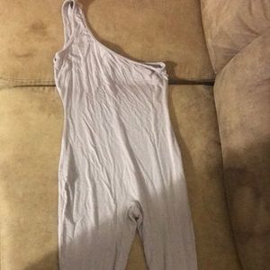 One shoulder strap jumpsuit